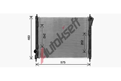 AVA QUALITY COOLING Chladič vody AVA DN2470, DN2470 AVA QUALITY COOLING Chladič vody AVA DN2470, DN2470