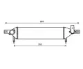 Chladi vzduchu intercooler AVA QUALITY COOLING ‐ AVA DN4409