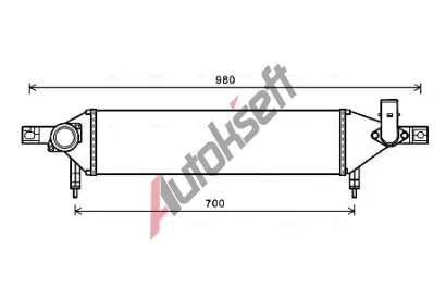 AVA QUALITY COOLING Chladi vzduchu intercooler AVA DN4409, DN4409
