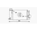 Chladi vzduchu intercooler AVA QUALITY COOLING ‐ AVA DN4442