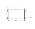Kondenztor klimatizace AVA QUALITY COOLING ‐ AVA DN5251D