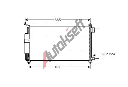 AVA QUALITY COOLING Kondenztor klimatizace AVA DN5251D, DN5251D