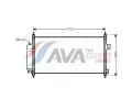 Kondenztor klimatizace AVA QUALITY COOLING ‐ AVA DN5263D