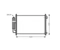 Kondenztor klimatizace AVA QUALITY COOLING ‐ AVA DN5328D