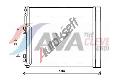 AVA QUALITY COOLING Kondenzátor klimatizace ** CLEVER FIT ** AVA DN5355D, DN5355D AVA QUALITY COOLING Kondenzátor klimatizace ** CLEVER FIT ** AVA DN5355D, DN5355D