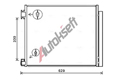 AVA QUALITY COOLING Kondenztor klimatizace AVA DN5422D, DN5422D