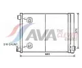 Kondenztor klimatizace AVA QUALITY COOLING ‐ AVA DN5427D