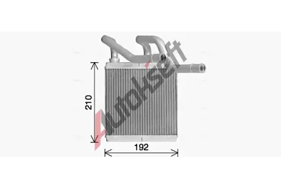 AVA QUALITY COOLING Výměník tepla vnitřního vytápění AVA DN6466, DN6466 AVA QUALITY COOLING Výměník tepla vnitřního vytápění AVA DN6466, DN6466