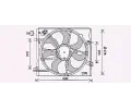 Vtrk chlazen motoru AVA QUALITY COOLING ‐ AVA DN7536