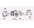 Kompresor klimatizace AVA QUALITY COOLING ‐ AVA DNAK437