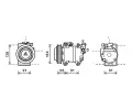 Kompresor klimatizace AVA QUALITY COOLING ‐ AVA DNK344