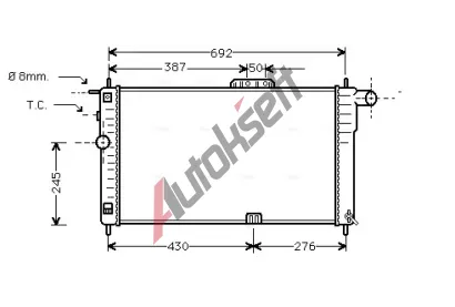 AVA QUALITY COOLING Chladi vody AVA DWA2001, DWA2001