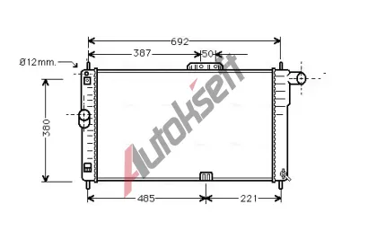 AVA QUALITY COOLING Chladič vody AVA DWA2004, DWA2004 AVA QUALITY COOLING Chladič vody AVA DWA2004, DWA2004
