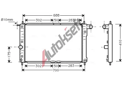 AVA QUALITY COOLING Chladi vody AVA DWA2014, DWA2014