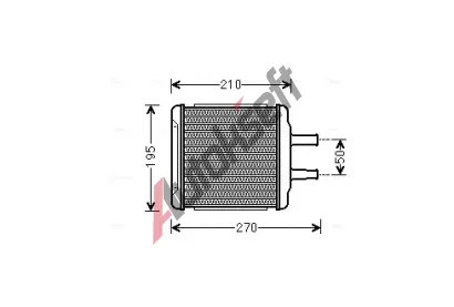 AVA QUALITY COOLING Vmnk tepla vnitnho vytpn AVA DWA6088, DWA6088