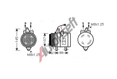 AVA QUALITY COOLING Kompresor klimatizace AVA DWAK079, DWAK079