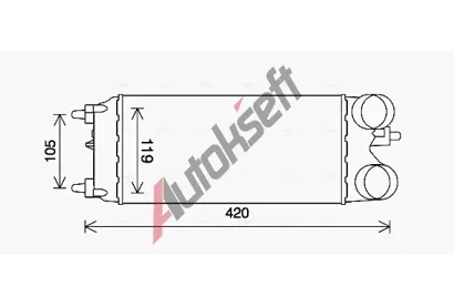AVA QUALITY COOLING Chladič vzduchu intercooler AVA FD4649, FD4649  AVA QUALITY COOLING Chladič vzduchu intercooler AVA FD4649, FD4649