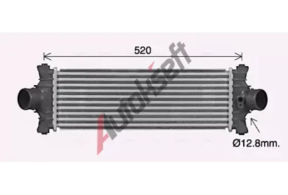 AVA QUALITY COOLING Chladi vzduchu intercooler AVA FD4677, FD4677