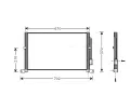 Kondenztor klimatizace AVA QUALITY COOLING ‐ AVA FD5302