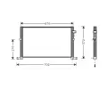 Kondenztor klimatizace AVA QUALITY COOLING ‐ AVA FD5334