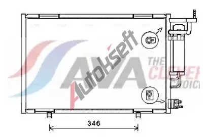 AVA QUALITY COOLING Kondenztor klimatizace ** CLEVER FIT ** AVA FD5583D, FD5583D