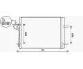 Kondenztor klimatizace AVA QUALITY COOLING ‐ AVA FD5647D
