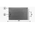Kondenztor klimatizace AVA QUALITY COOLING ‐ AVA FD5675D