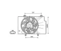 Vtrk chlazen motoru AVA QUALITY COOLING ‐ AVA FD7557