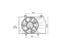 Vtrk chlazen motoru AVA QUALITY COOLING ‐ AVA FD7559