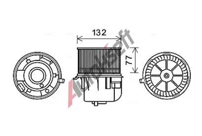 AVA QUALITY COOLING Vnitn ventiltor AVA FD8572, FD8572