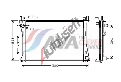 AVA QUALITY COOLING Chladič vody ** CLEVER FIT ** AVA FDA2400, FDA2400 AVA QUALITY COOLING Chladič vody ** CLEVER FIT ** AVA FDA2400, FDA2400