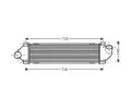 Chladi vzduchu intercooler AVA QUALITY COOLING ‐ AVA FDA4480
