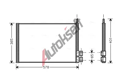 AVA QUALITY COOLING Kondenztor - klimatizace AVA FDA5328, FDA5328