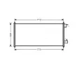Kondenztor klimatizace AVA QUALITY COOLING ‐ AVA FDA5361