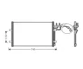 Kondenztor klimatizace AVA QUALITY COOLING ‐ AVA FDA5367