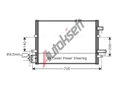 AVA QUALITY COOLING Kondenztor klimatizace AVA FDA5377, FDA5377
