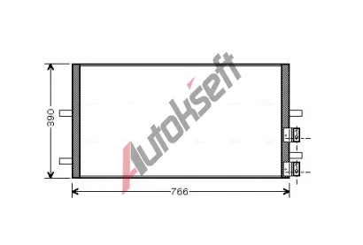 AVA QUALITY COOLING Kondenztor - klimatizace AVA FDA5407, FDA5407