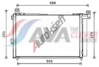 AVA QUALITY COOLING Kondenzátor klimatizace ** CLEVER FIT ** AVA FDA5486D, FDA5486D AVA QUALITY COOLING Kondenzátor klimatizace ** CLEVER FIT ** AVA FDA5486D, FDA5486D