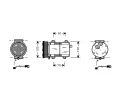 Kompresor klimatizace AVA QUALITY COOLING ‐ AVA FDAK284