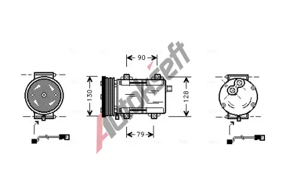 AVA QUALITY COOLING Kompresor klimatizace AVA FDAK284, FDAK284