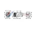 Kompresor klimatizace AVA QUALITY COOLING ‐ AVA FDAK416