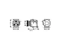 Kompresor klimatizace&nbsp;AVA QUALITY COOLING&nbsp;&dash;&nbsp;AVA FDAK434