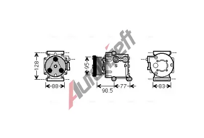 AVA QUALITY COOLING Kompresor klimatizace AVA FDAK434, FDAK434