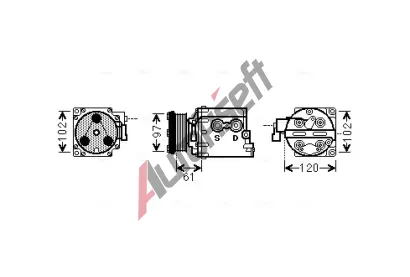 AVA QUALITY COOLING Kompresor - klimatizace AVA FDAK436, FDAK436 AVA QUALITY COOLING Kompresor - klimatizace AVA FDAK436, FDAK436