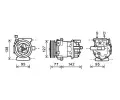 AVA QUALITY COOLING Kompresor klimatizace ‐ AVA FDAK469