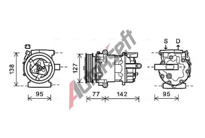AVA QUALITY COOLING Kompresor klimatizace AVA FDAK469, FDAK469