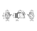 Kompresor klimatizace AVA QUALITY COOLING ‐ AVA FDAK482
