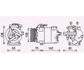 Kompresor klimatizace&nbsp;AVA QUALITY COOLING&nbsp;&dash;&nbsp;AVA FDAK635