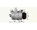 Kompresor klimatizace AVA QUALITY COOLING ‐ AVA FDAK670
