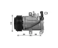 Kompresor klimatizace AVA QUALITY COOLING ‐ AVA FDAK682